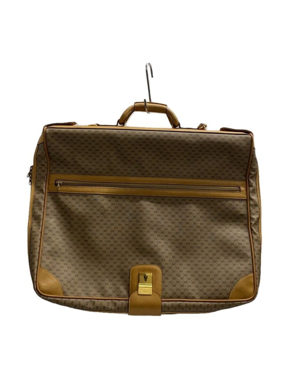 Gucci Bag Leather Camel Brown All over